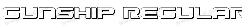 Gunship Regular字体转换